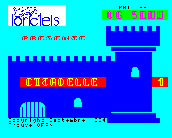 Citadelle title screen image #1 