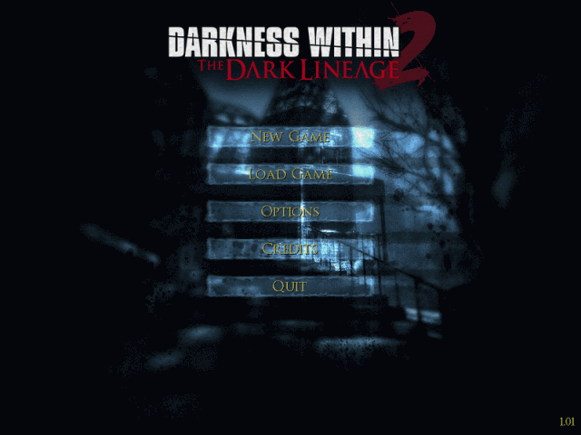 Darkness Within: The Dark Lineage  title screen image #1 