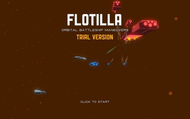 Flotilla title screen image #1 Title screen from demo