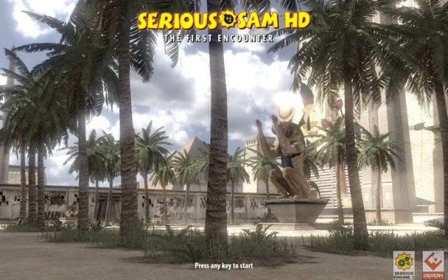 Serious Sam HD: The First Encounter  title screen image #1 