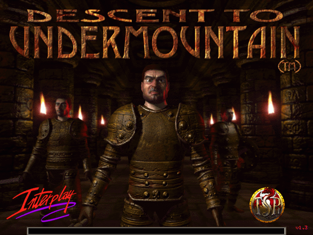 Descent To Undermountain  title screen image #1 