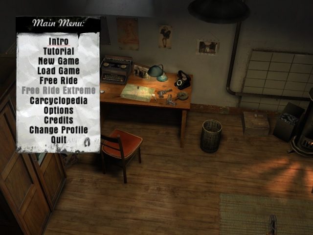 Mafia in-game screen image #1 Main menu