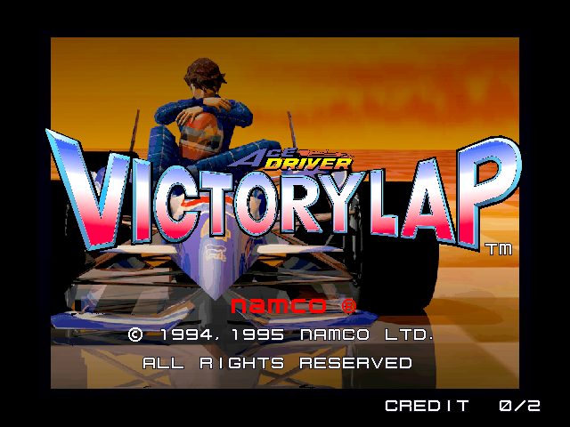 Ace Driver: Victory Lap title screen image #1 