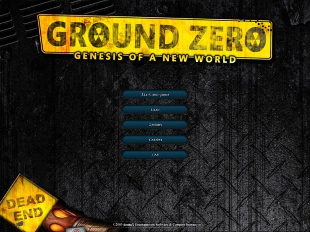Ground Zero: Genesis of a New World  title screen image #1 