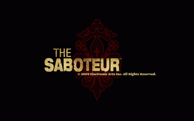 The Saboteur title screen image #1 