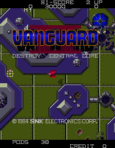 Vanguard II title screen image #1 