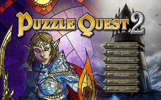 Puzzle Quest 2 title screen image #1 