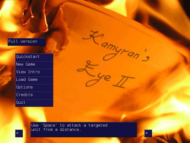 Kamyran's Eye 2 title screen image #1 