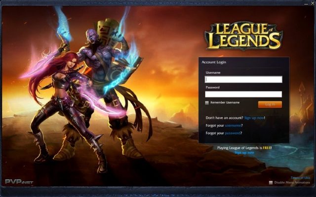 League of Legends  title screen image #1 