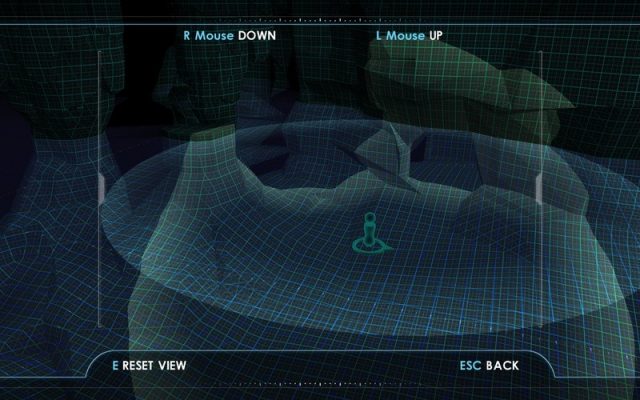 Tomb Raider: Underworld  in-game screen image #3 Sonar map