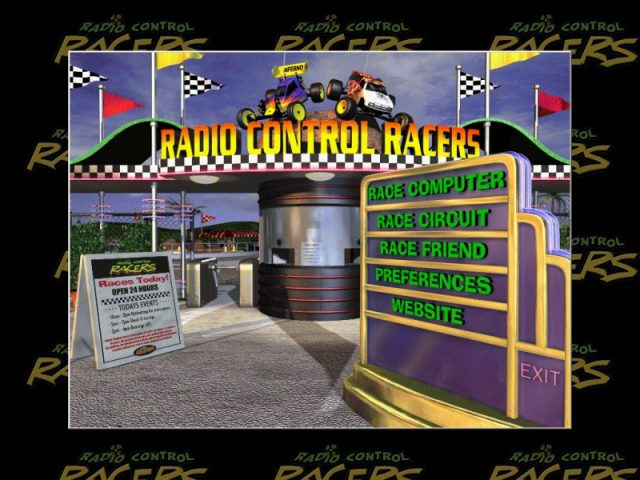 3D Ultra Radio Control Racers  title screen image #1 