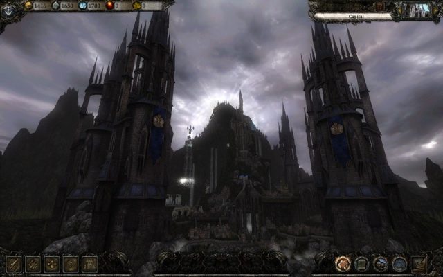 Disciples III: Renaissance  in-game screen image #2 Empire's city.