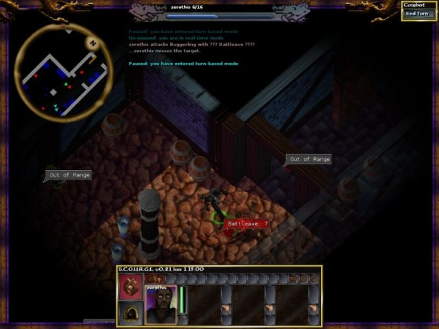S.C.O.U.R.G.E.: Heroes of Lesser Renown  in-game screen image #1 