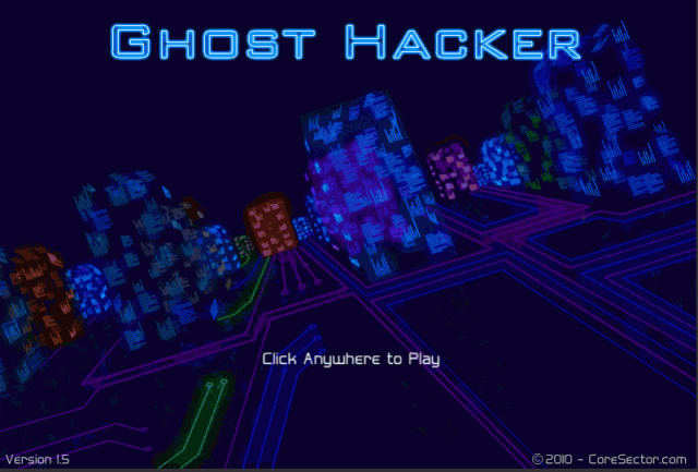Ghost Hacker title screen image #1 