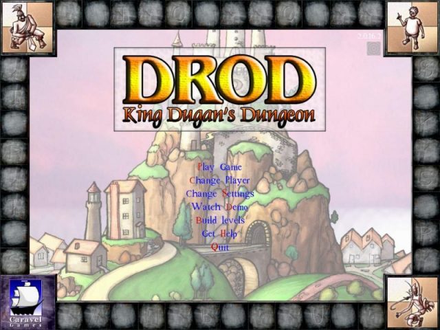 Deadly Rooms of Death: King Dugan's Dungeon  title screen image #1 