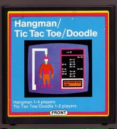 Hangman / Tic Tac Toe / Doodle cabinet / card / hardware image #1 
