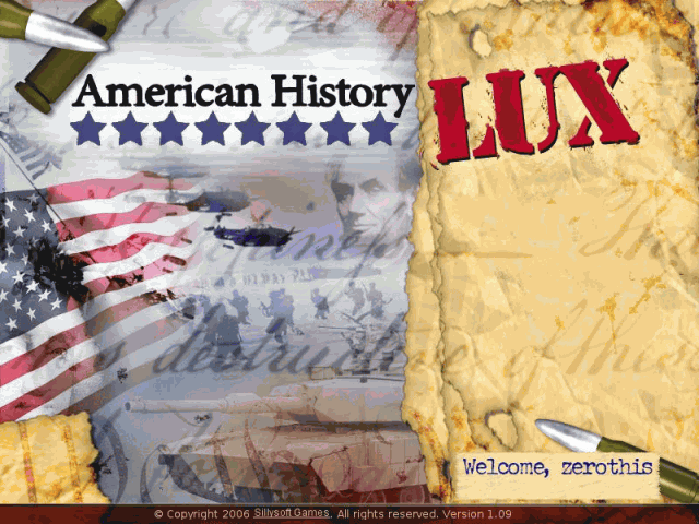 American History Lux title screen image #1 