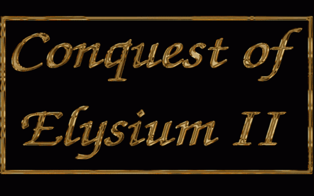 Conquest of Elysium II  title screen image #1 