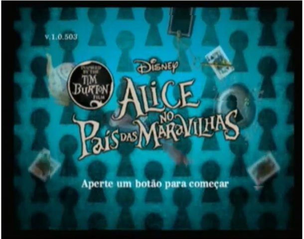 Alice no País das Maravilhas  title screen image #1 