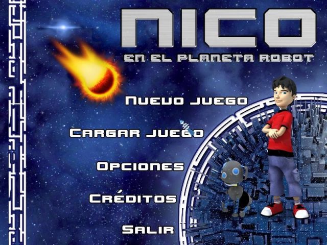 Nico en el Planeta Robot  title screen image #1 