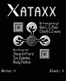 XAtaxx title screen image #1 