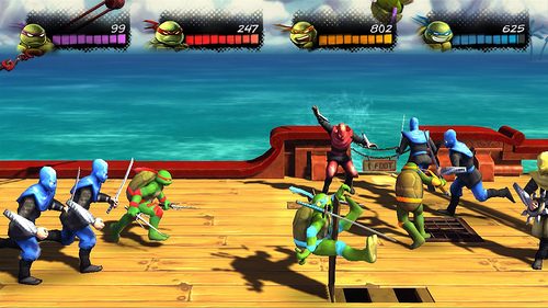 Teenage Mutant Ninja Turtles: Turtles in Time Re-Shelled in-game screen image #1 