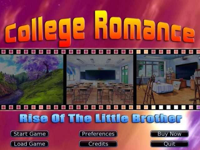 College Romance: Rise Of The Little Brother title screen image #1 