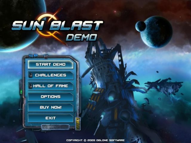 Sun Blast title screen image #1 from the demo