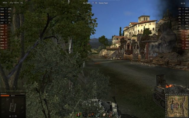 World of Tanks  in-game screen image #3 Waiting in ambush with Marder II.