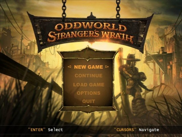 Oddworld: Stranger's Wrath title screen image #1 