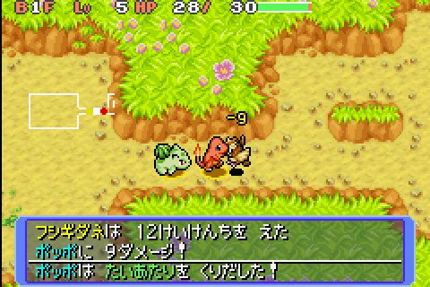 Pokémon Mystery Dungeon: Red Rescue Team  in-game screen image #1 