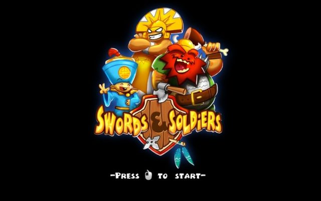 Swords & Soldiers  title screen image #1 