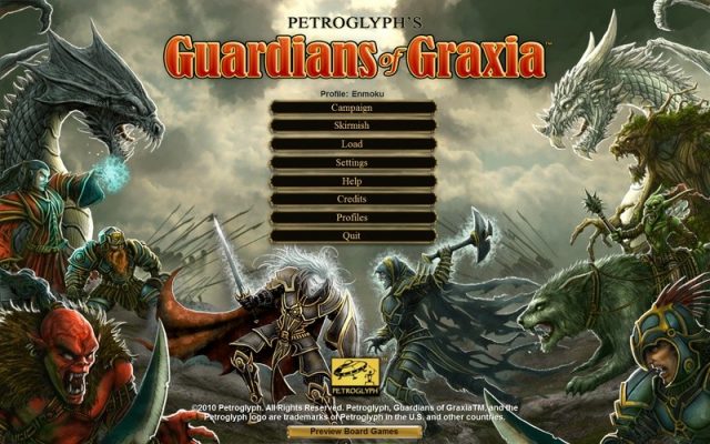 Guardians of Graxia title screen image #1 