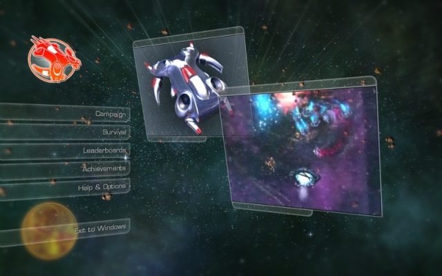 Ion Assault  in-game screen image #2 Main menu