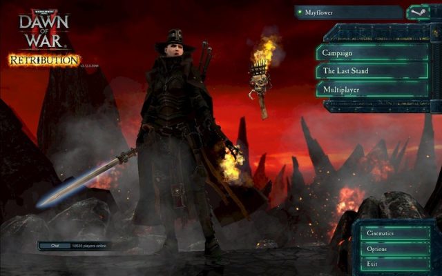 Dawn of War II - Retribution  in-game screen image #6 Main menu