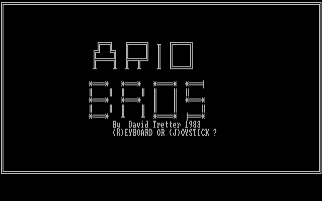 Ario Bros title screen image #1 