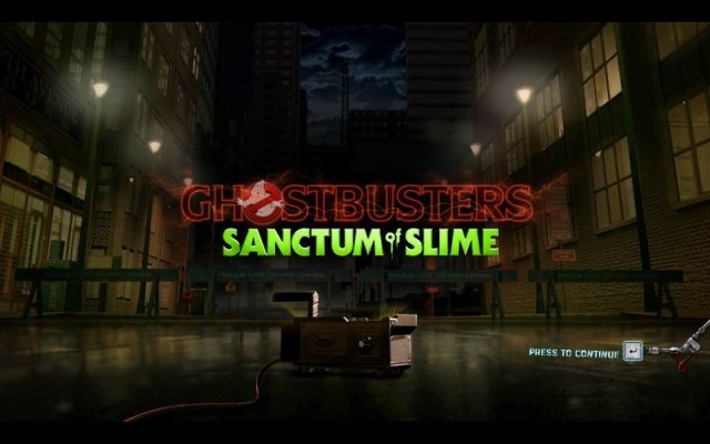 Ghostbusters: Sanctum of Slime title screen image #1 