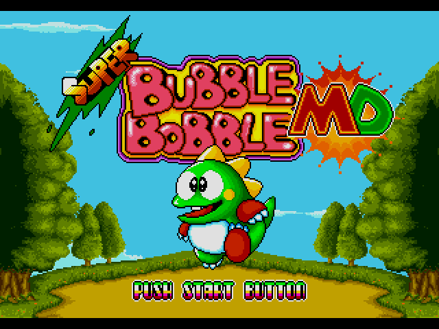 Super Bubble Bobble title screen image #1 