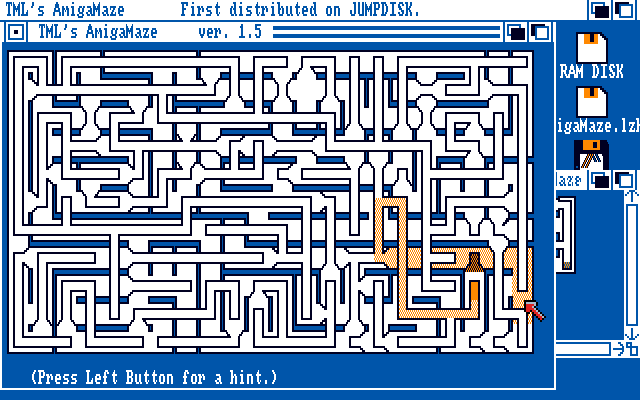 AmigaMaze  in-game screen image #1 