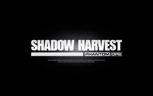 Shadow Harvest: Phantom Ops title screen image #1 