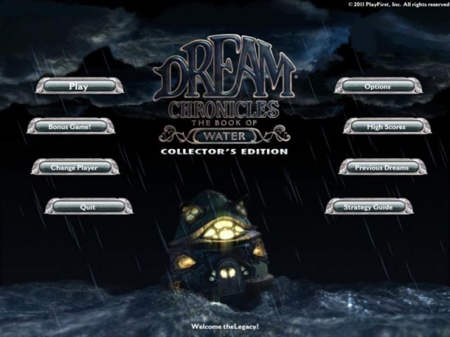 Dream Chronicles : The Book of Water title screen image #1 