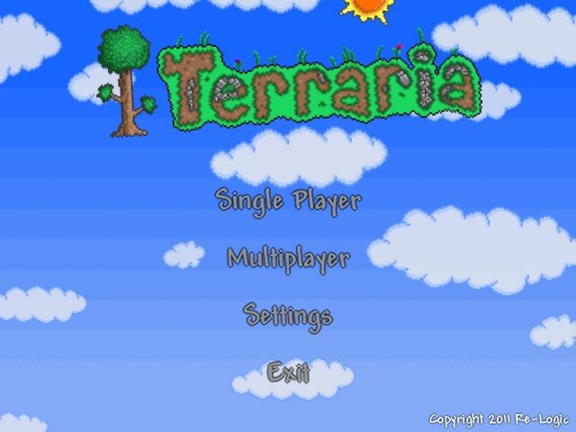 Terraria title screen image #1 