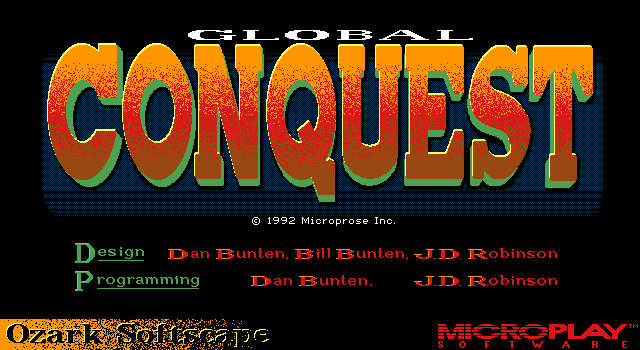 Global Conquest title screen image #1 