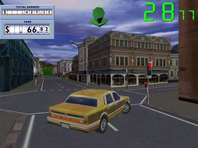 Taxi Racer in-game screen image #2 