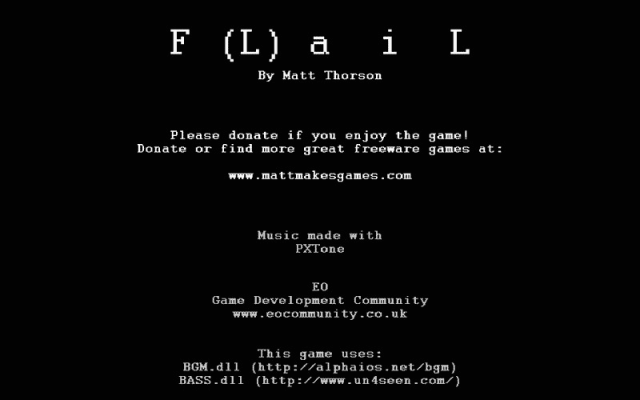 FLaiL title screen image #1 