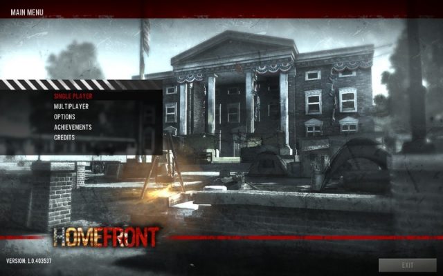 Homefront title screen image #1 