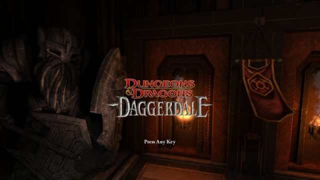 Dungeons & Dragons: Daggerdale title screen image #1 
