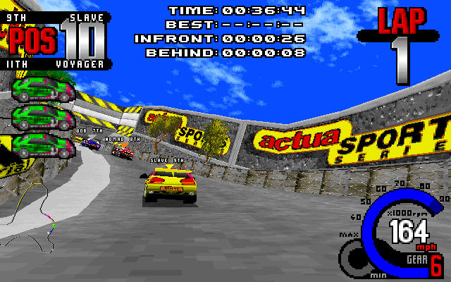 Fatal Racing  in-game screen image #1 