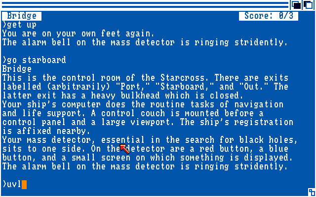 Starcross in-game screen image #1 