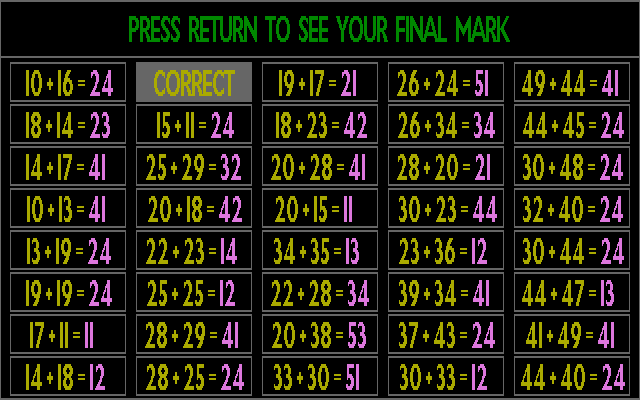 The Mathematical Reflex Test in-game screen image #1 